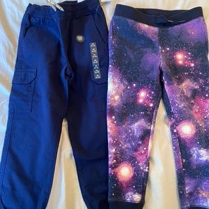 Kids Cargo and Fleece Joggers Lot, 4T